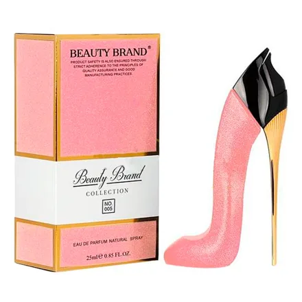 Perfume Beauty Brand Collection 005 Mini Good Girl Pink Eau Parfum Feminino 25ml