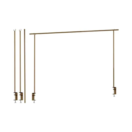 Barra Decorativa Mesa Kpm 135 Dorado