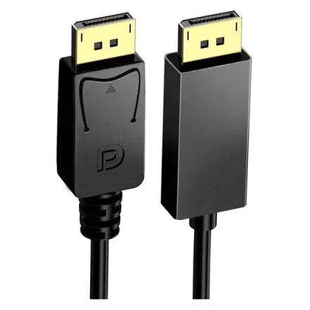Cabo de Video HLD Displayport para Displayport 1.8 Metros – Preto