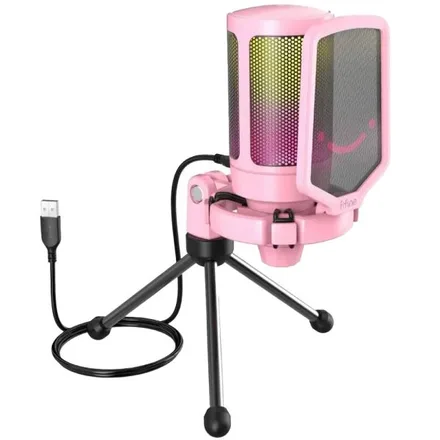 Microfono Fifine A6V Tripe Rgb