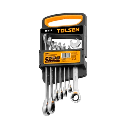 Llave Con Criquet Tolsen 7 Piezas