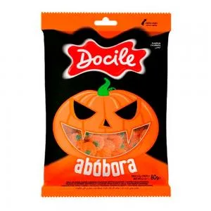 Bala Gelatina Docile Abobora 80g