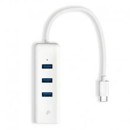 Adaptador Hub 3 Portas Ethernet
