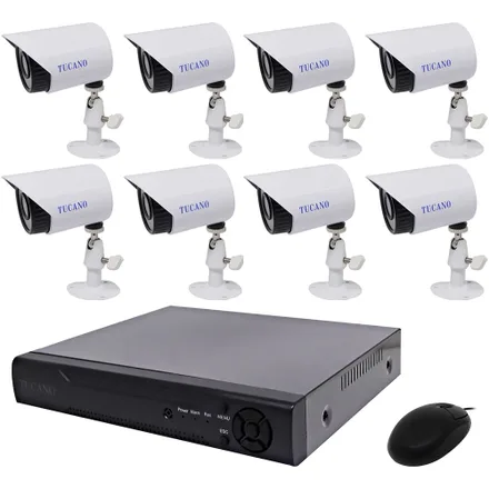 Cctv Tucano K8 Con 8 Camaras Dvr Canales