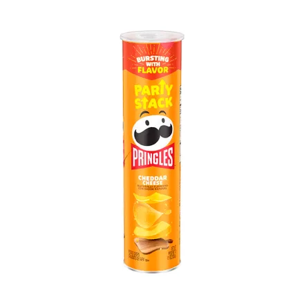 Papas Fritas Pringles Cheddar Cheese Party Stack 203 Gr