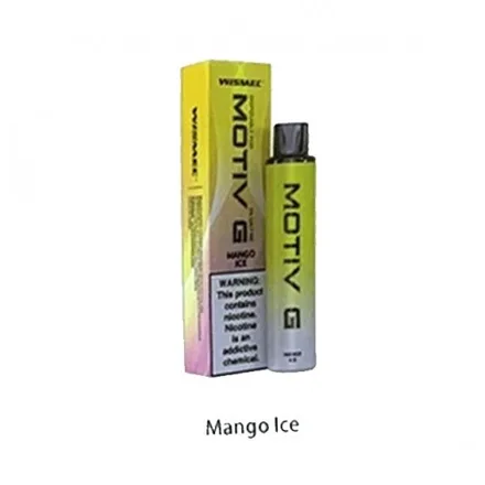 Pod Descartavel Wismec Motiv 2500 Puffs 5 Salt Nic Bat Recarregavel Mango