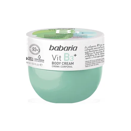 Babaria Vit B3 Body Cream Pieles Sensibles 400ml