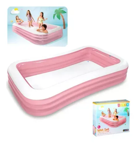 Intex Piscina Hinchable Rectangular 1050L