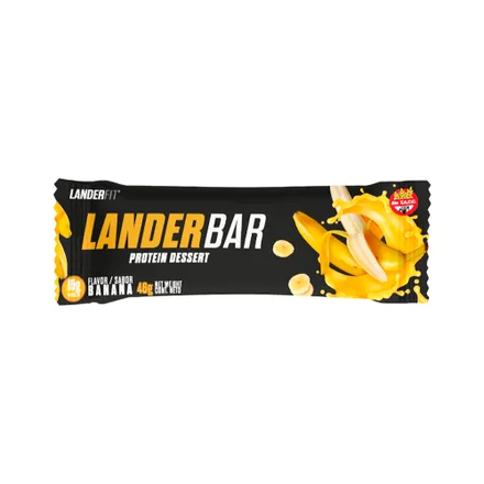Barra Proteina Landerfit Landerbar Protein Dessert Banana 46 Gr