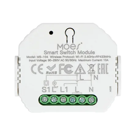 Interruptor Moes Ms 104 1 Gan Rf