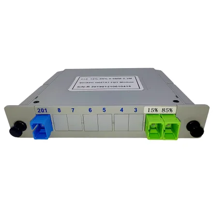 Splitter 1 2 15 85 Mm Sc Apc Fbt Modulo Pdo