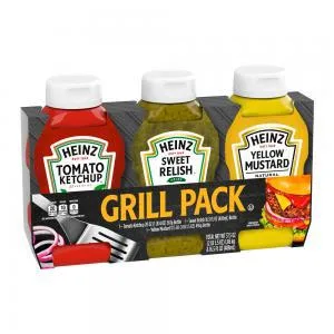 Heinz Picnic Pack 1 Ketchup Plus Mostarda Relish Pepino