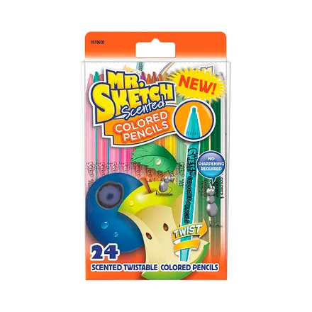 Lapices Color Mr Sketch Scented Twistable Colored Pencils 24