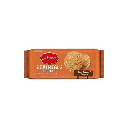 GALLETAS MAZZEI COOKIES OATMEAL CON AVENA Y CANELA 115GR