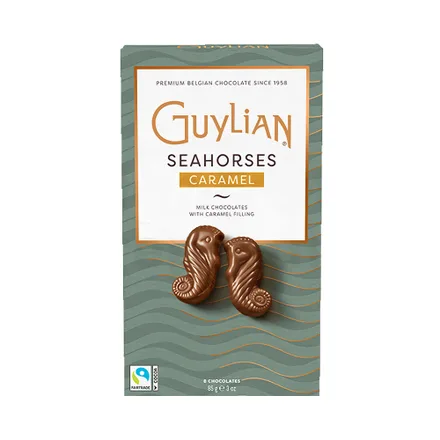 Chocolate Guylian Seahorses Caramel 85 Gr