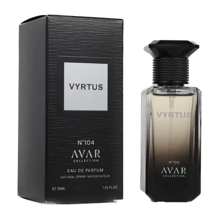 Perfume Avar Collection Vyrtus 104 Edp Masculino 30ml