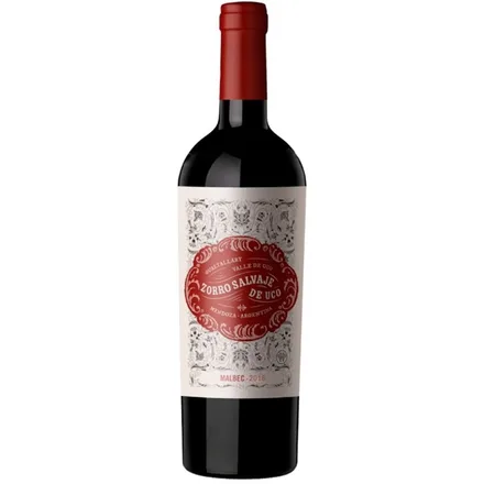 Vino Argentino Tinto Huentala Zorro Salvage Malbec 750ml
