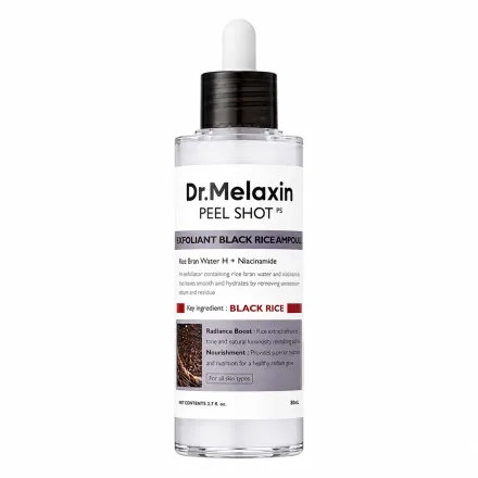 Esfoliante Facial Dr Melaxin Peel Shot Exfoliating Black Rice Ampoule 80ml
