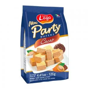 Biscoito Wafer Gastone Lago Party Chocolate 125g