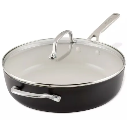 Frigideira Kitchenaid Antiaderente Tampa Vidro 5L
