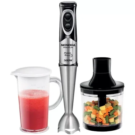 Mixer Mondial Power 07 Con Cuerpo En Acero Inox