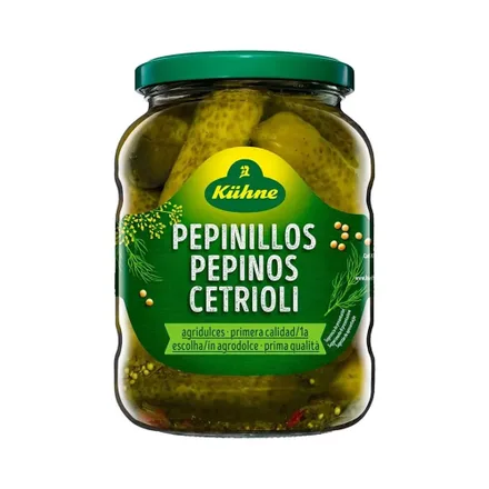 Pepinillos Kuhne Cetrioli 670g