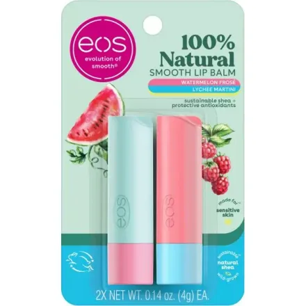 Eos Balsamo Labial Lip Watermel Frose Plus Lychee Martini 2