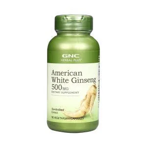 Ginseng American Gnc 90 Capsulas Vegana