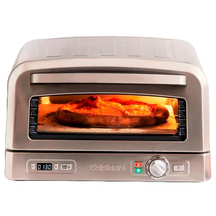 Forno Elétrico para Pizza Cuisinart CPZ-120BRFP 1.800W 120V – Aço Escovado
