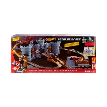 Pista Juego Mattel Hot Wheels Mariokart Del Castillo Bowser Jhd 24