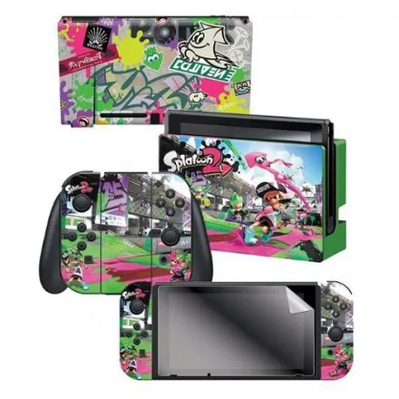 Adesivo Nintendo Switch Splatoon 2 Sound Alarm 3 Adesivos