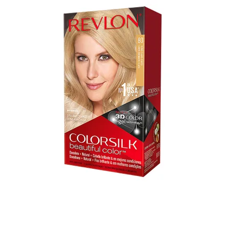 Cosmetico Revlon Color Silk 80 Cenizo