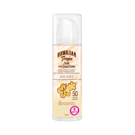 Protector Solar Hawaiian Silk Hydration Air Soft Fps 50 150ml