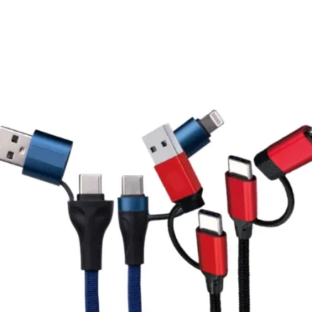 C-COVERS CABLE C/ADAP USB-A/USB-C A LIGHTNING/USB-C COLORES VARIOS