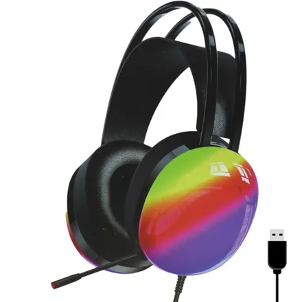 Auricular Satellite Gaming Ae 303 Rgb