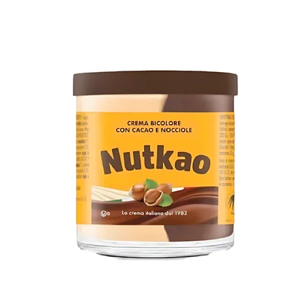 NUTKAO DUO WHIT COCOA AND HAZELNUTS 200GR