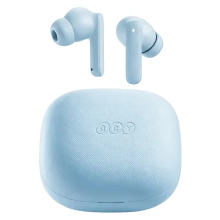 Fone de Ouvido QCY Buds BH24QT43A Wireless - Azul Claro