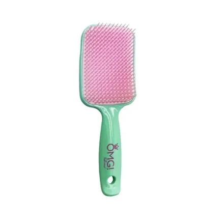 OMG CEPILLO PARA CABELLO WET-N-DRY DETANGLING VERDE/ROSA