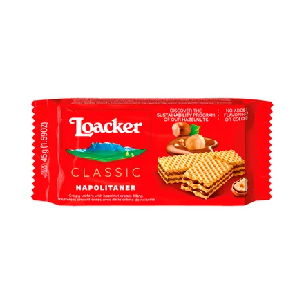 Galletas Loacker Classic Napolitaner 45 Gr
