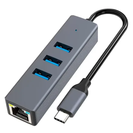 Adaptador Hub RJ45 4 1
