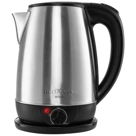 Jarra Eléctrica Britania BCH07I Inox 1.8L/1500W/220V - Plata/Negro