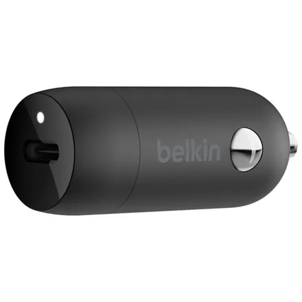 Carregador Veicular Belkin CCA003BTBK 20W USB-C – Preto