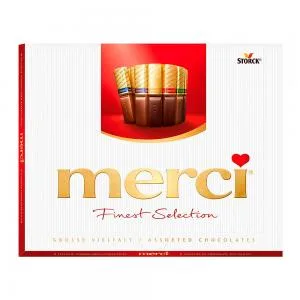 Chocolate Merci Ao Leite 8 Variedades 250g