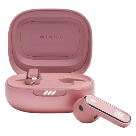 Fone de Ouvido JBL Live Flex Bluetooth - Rosa