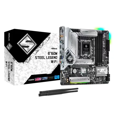 Placa Mae Asrock Steel Legend Ddr 5 Socket Lga 1700 Chipset B760 Atx
