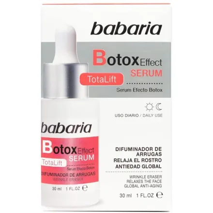 Babaria Serum Facial Botox Effect Totallift Uso Diario 30ml