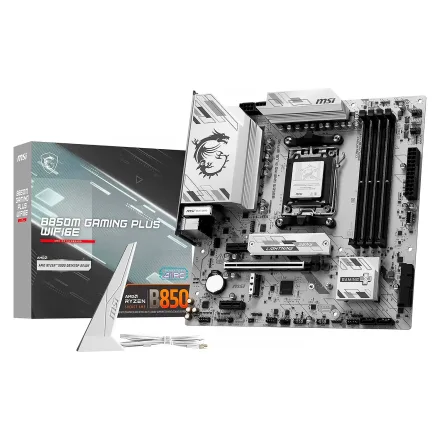 Placa Mae Msi Gaming Plus Ddr 5 Socket AM5 Chipset B850 Atx
