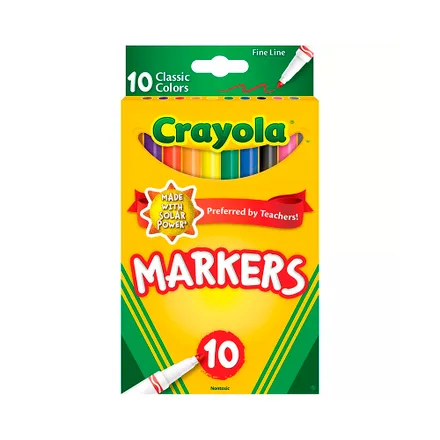 Marcador Crayola Markers 58 7726 10