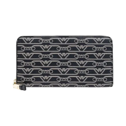 Billetera Emporio Armani Ew000366 Ec033 Nero Ecru Negro