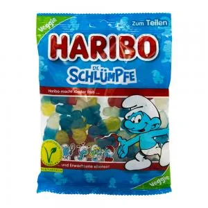 Bala Gelatina Alema Haribo Smurfs 200g